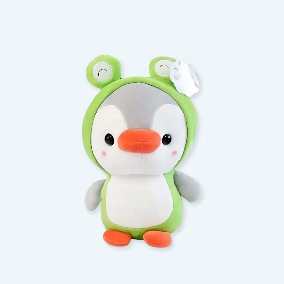 Peluche pingouin grenouille amusant doux cadeau enfant La compagnie de la peluche